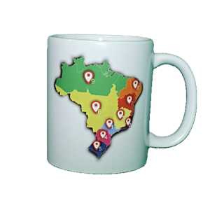 Caneca DDD Brasil!